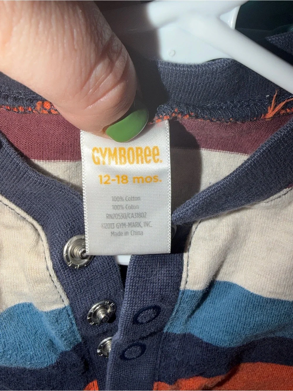 Gymboree striped henley